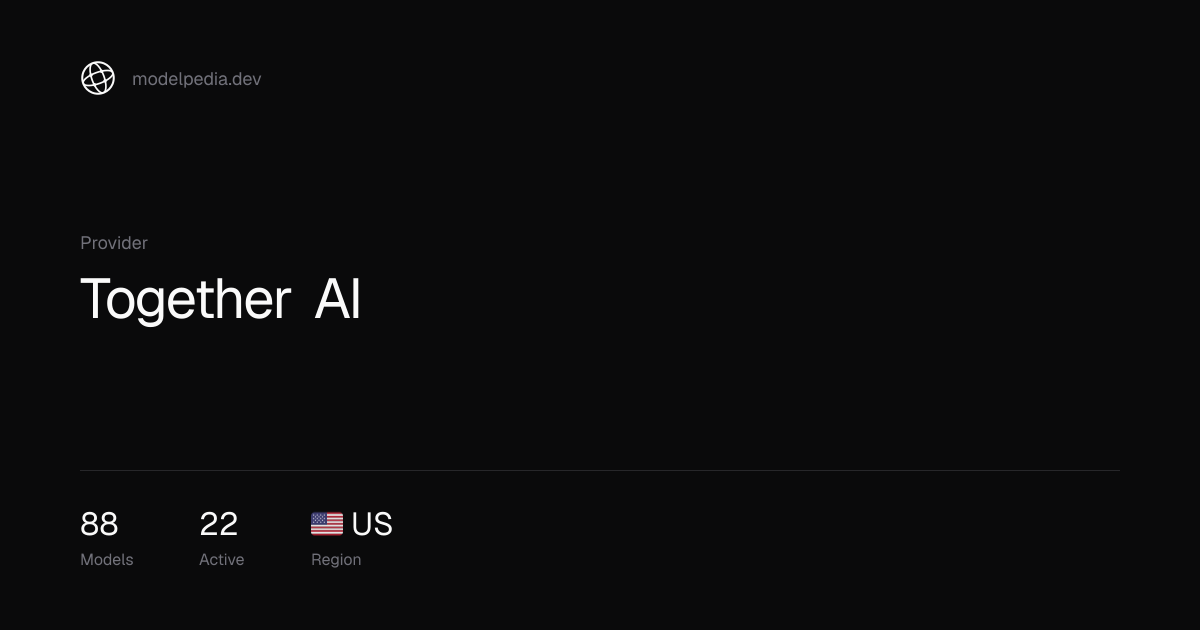 Together AI Models — modelpedia